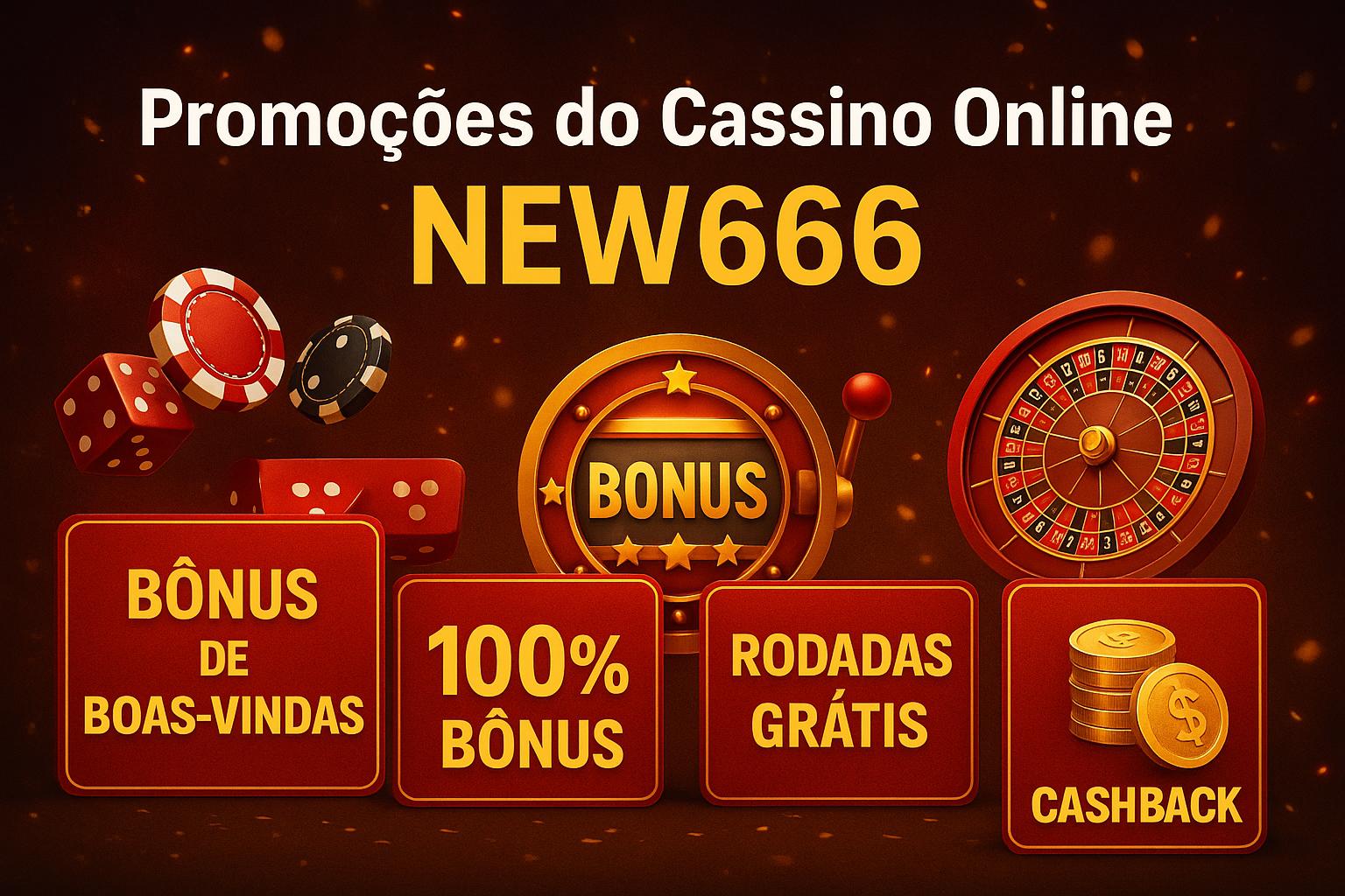 O bônus promocional NEW666 é uma ótima maneira de começar sua aventura