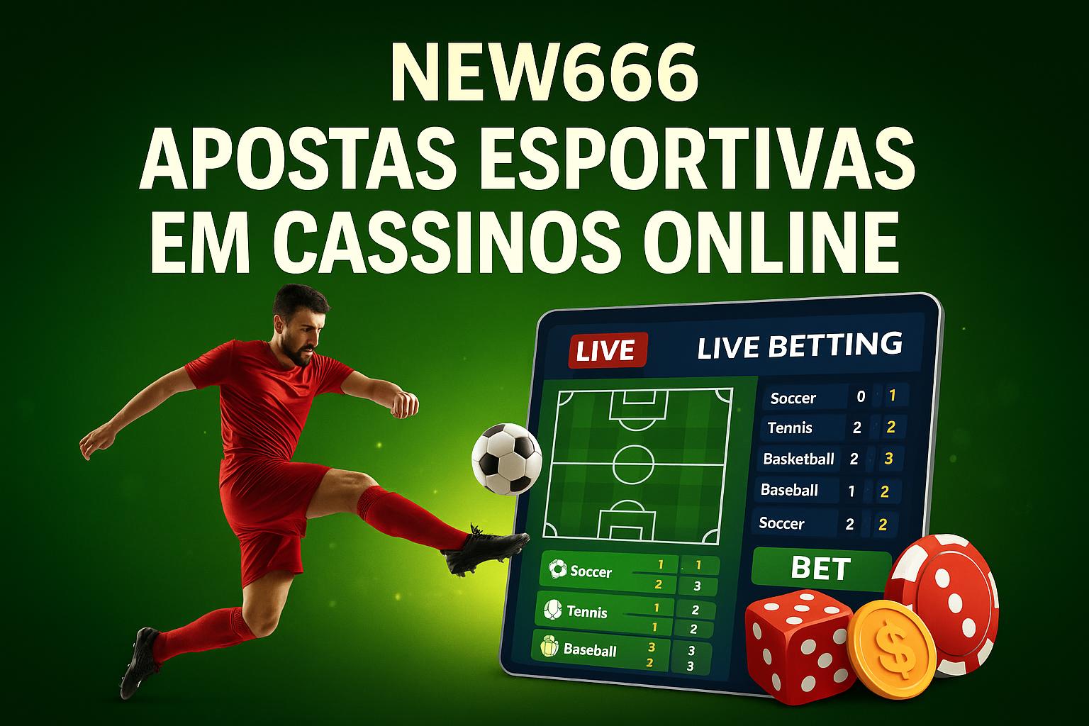 Aposte em apostas esportivas no cassino online NEW666
