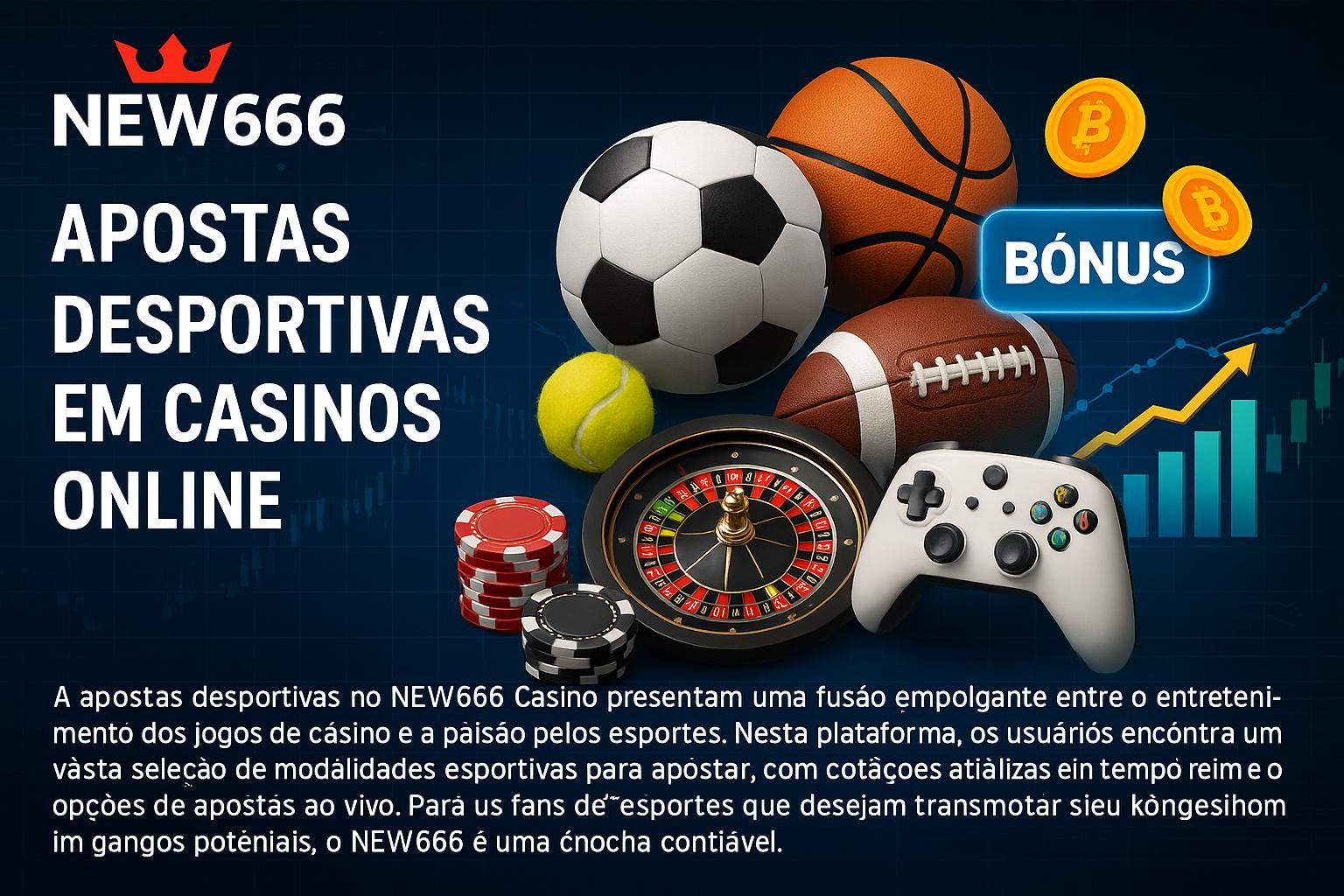 Apostas esportivas no cassino online NEW666