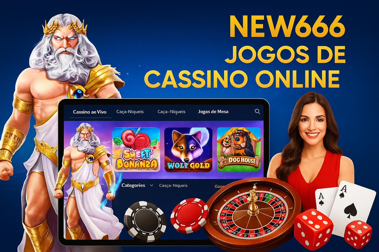 Jogos de cassino online inovadores e emocionantes na NEW666