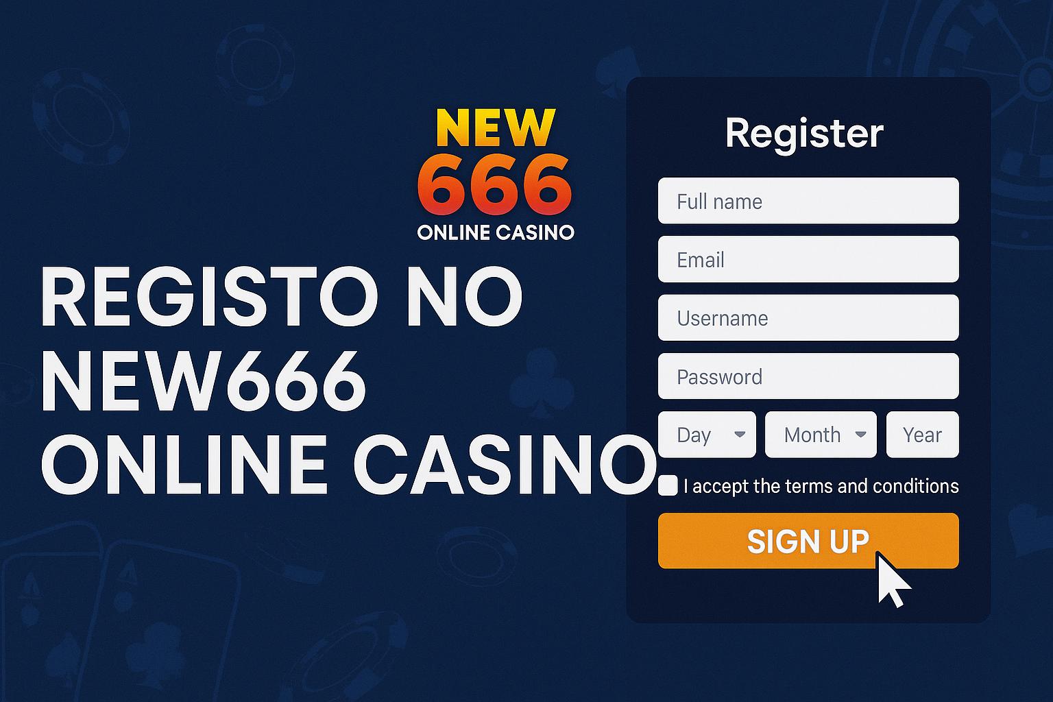 Não Perca tempo, o rRgistro na site NEW666