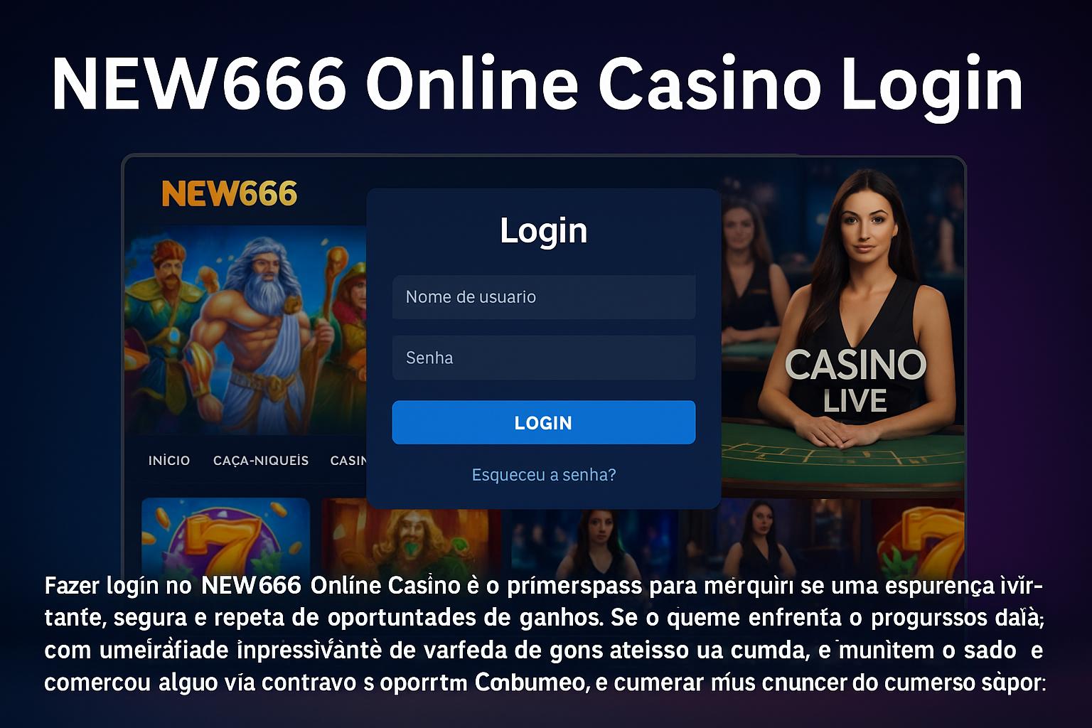 Registro na NEW666 Garante Acesso a uma Vasta Seleção de jogo