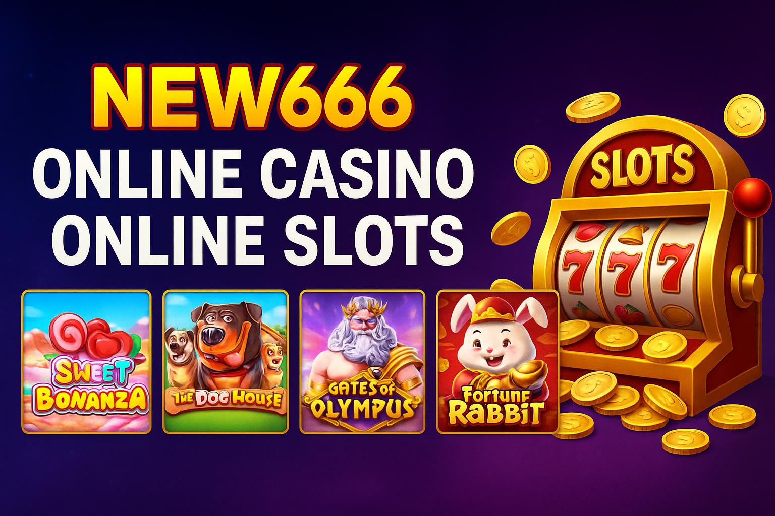 Explore o mundo das slot machines no NEW666 Casino